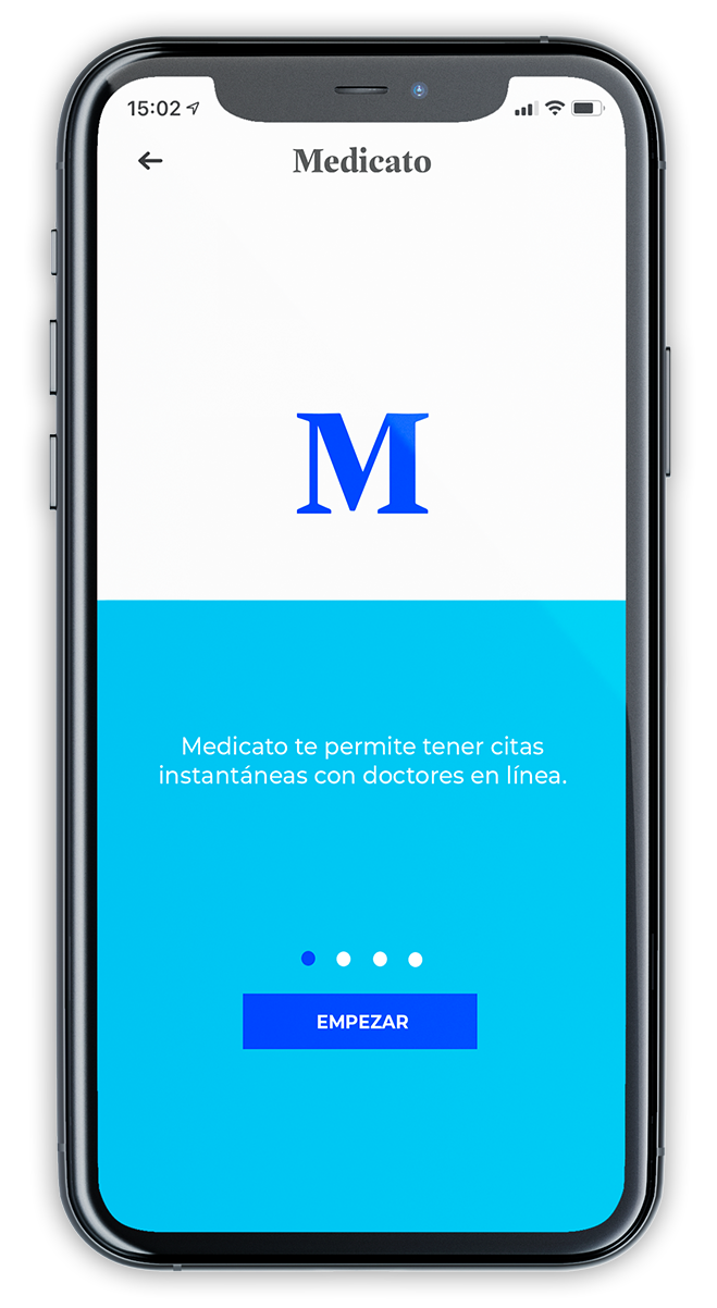 Medicato app móvil de telemedicina
